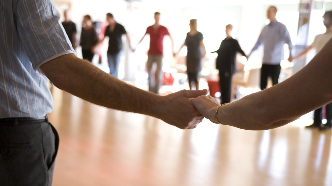 a corporate training event